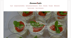 Desktop Screenshot of gourmandenise.fr